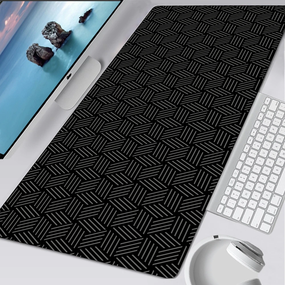 Gaming Accessories For Your Desk - 노트북 블랙 마우스 패드, 간단한 육각