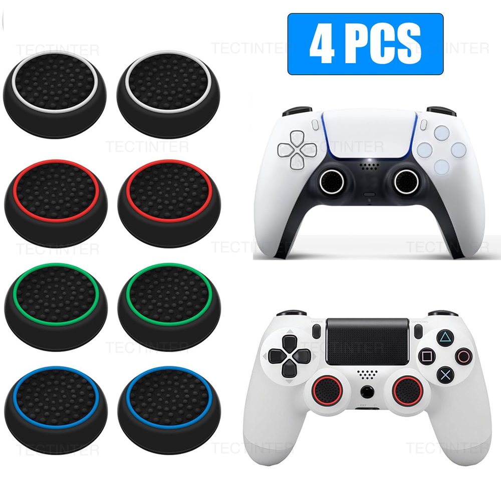 Gaming Accessories Xbox Series X - PS5/PS4/PS3/스위치 2용 실리콘 아날로그 썸스틱 그립