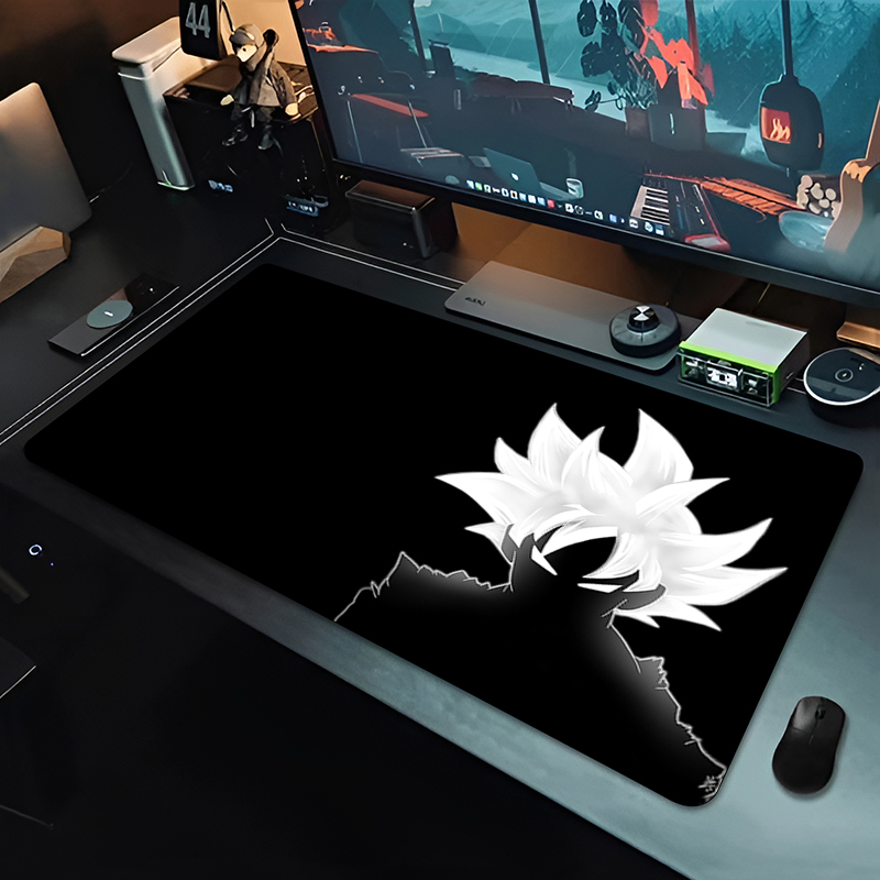 Gaming Accessories For Gaming Setup - DBZ 블랙 애니메이션 마우스 패드 드래곤