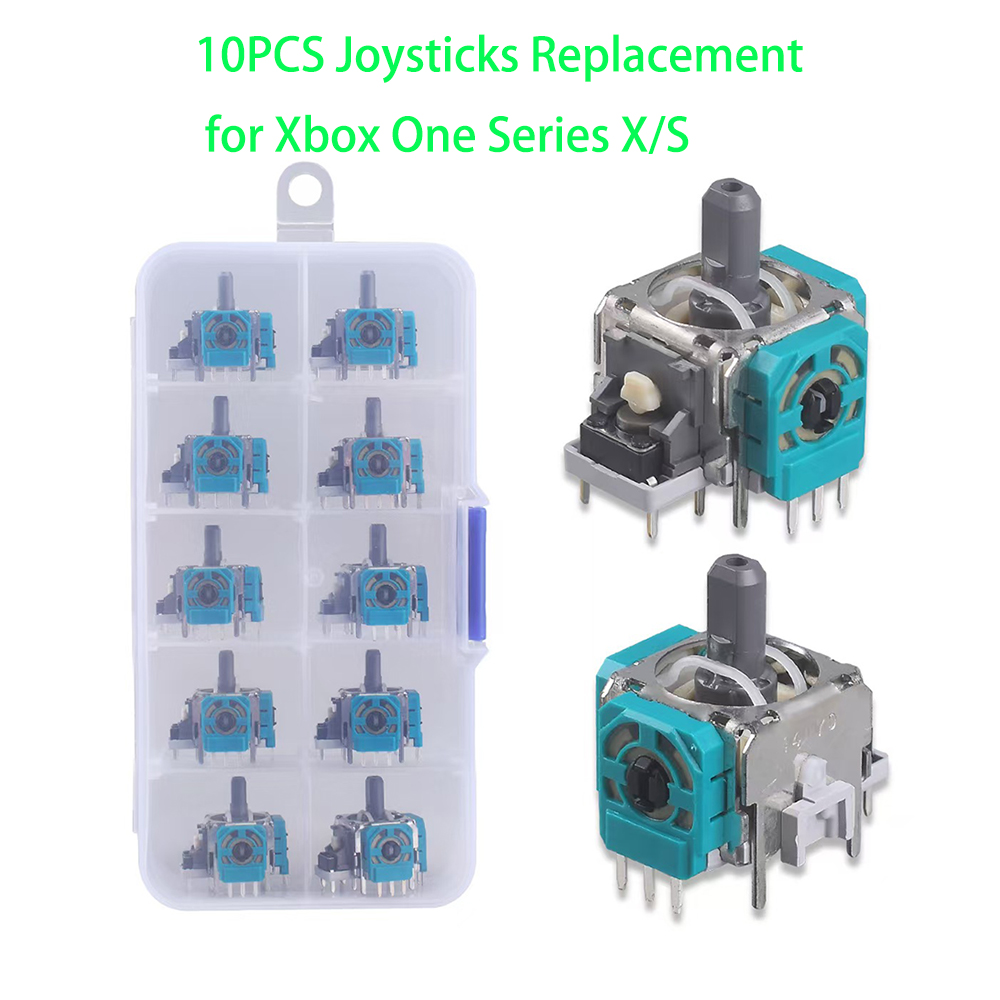 Gaming Accessories Xbox Series X - 10pcs 교체 3D 아날로그 조이스틱 썸