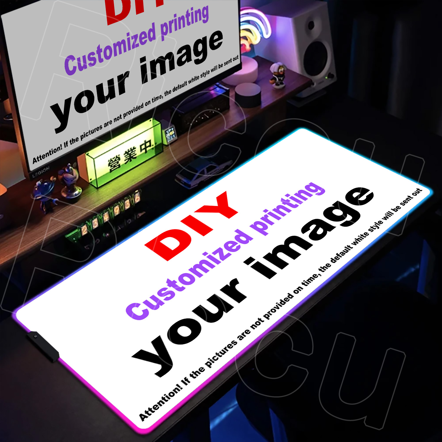 Gaming Accessories Images - RGB HD 프린트 DIY 맞춤형 마우스