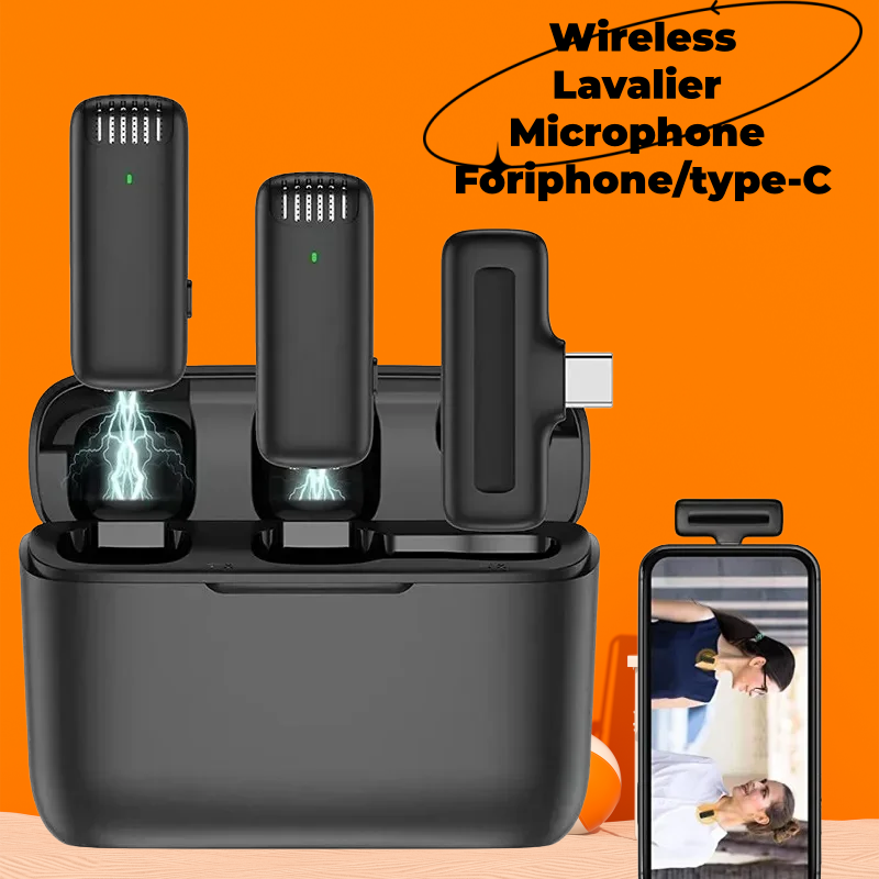 Gaming Accessories Iphone - 2in1 K30 무선 라발리에 마이크 충전