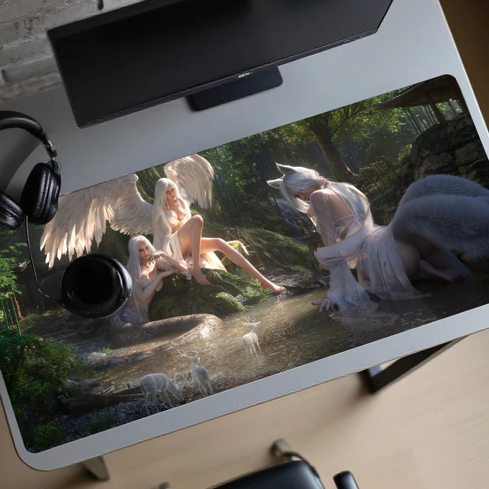 포레스트 걸 게이밍 매트 확장형 패드 PC 액세서리 마 - Gaming Accessories For Pc Setup 리뷰 및 가격
