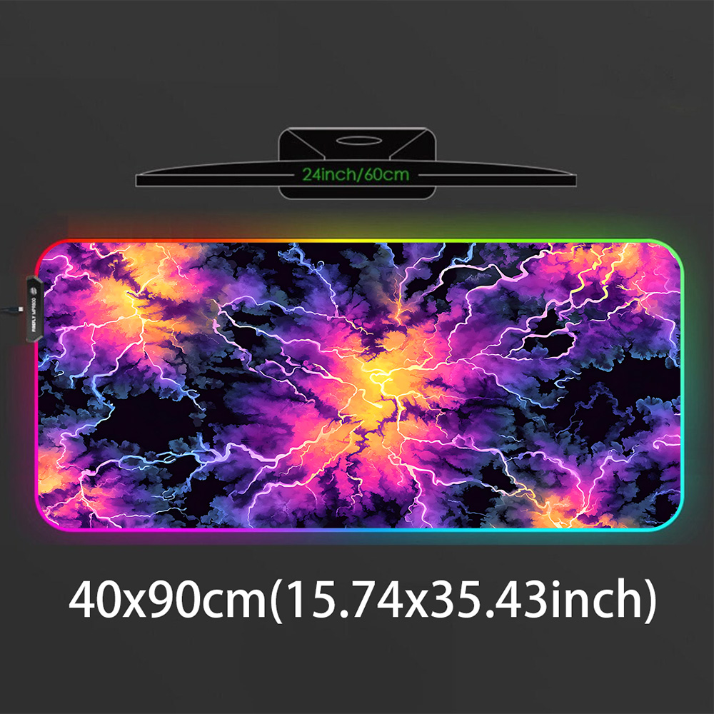 Rgb Xxl 마우스 패드 게임용 책상 액세서리 추상  - Gaming Accessories Images 리뷰 및 가격