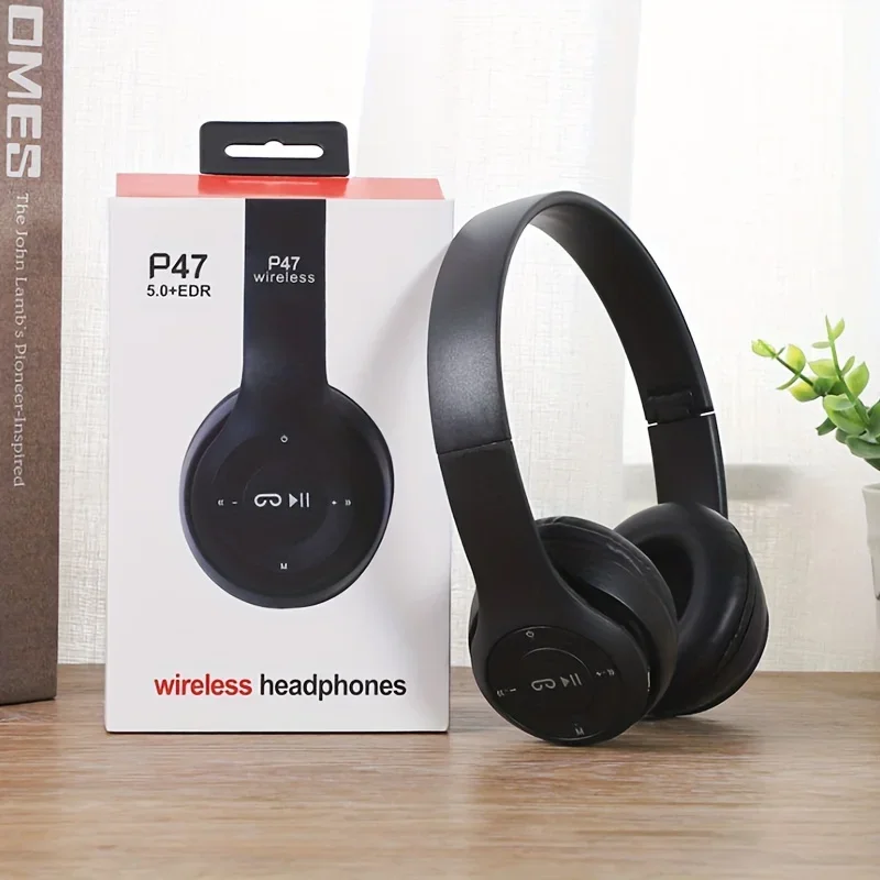 스테레오 P47 헤드셋 5.0 블루투스 헤드셋 접이식  - Gaming Accessories Iphone 리뷰 및 가격