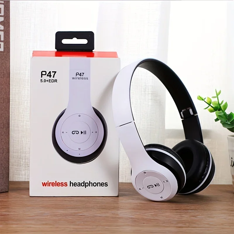 스테레오 P47 헤드셋 5.0 블루투스 헤드셋 접이식  - Gaming Accessories Iphone 리뷰 및 가격