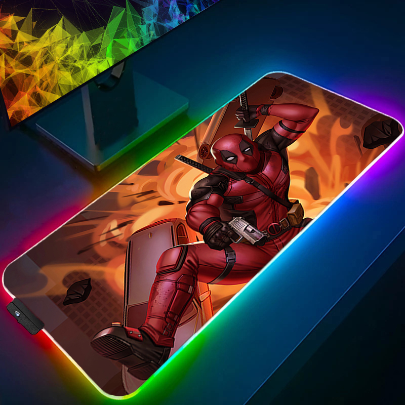 LED 마우스 패드 게임용 백라이트 락 엣지 애니메이션 - Gaming Accessories For Gaming Setup 리뷰 및 가격