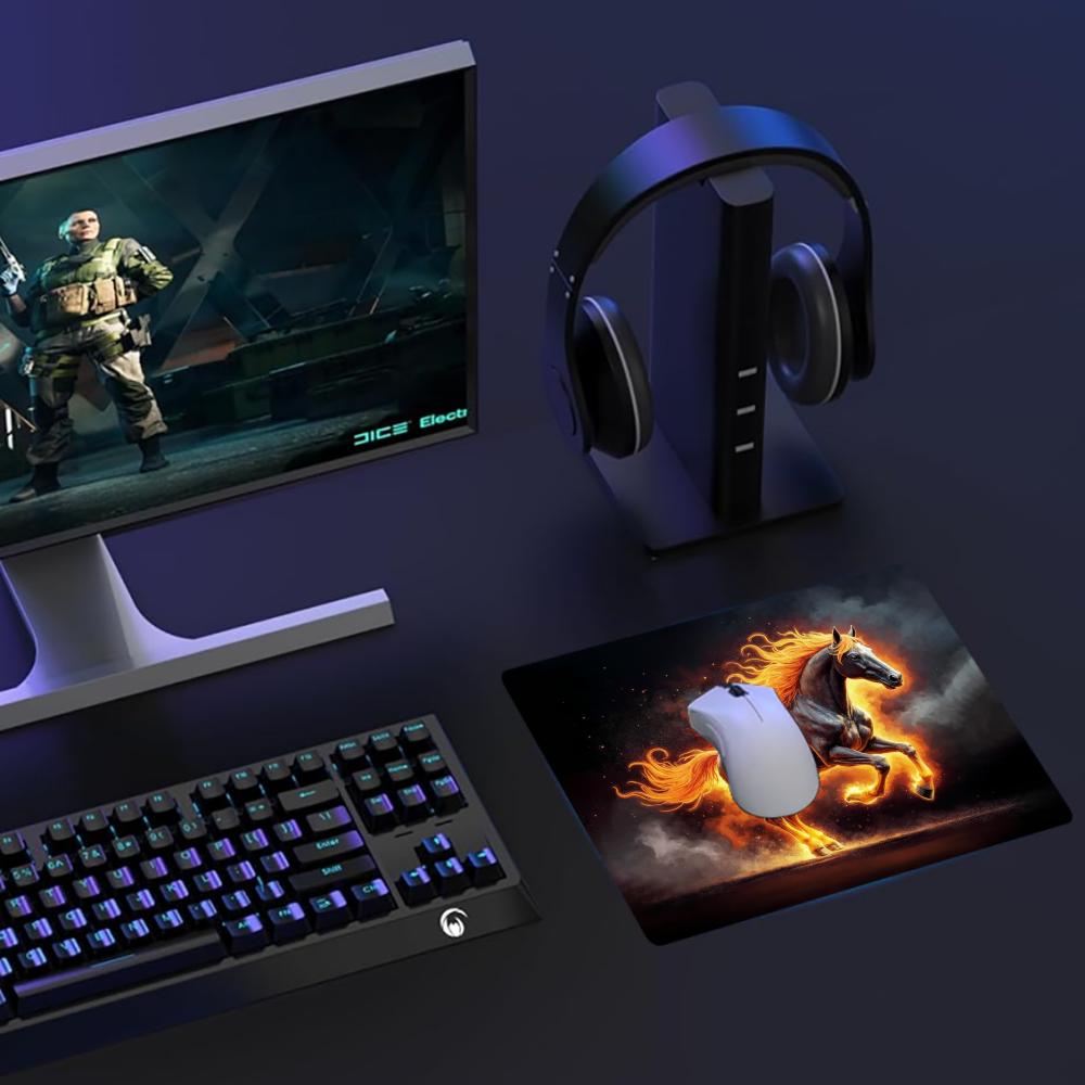 파이어 호스 패턴 마우스 패드 고무 미끄럼 방지 휴대용 - Gaming Accessories For Free Fire 리뷰 및 가격