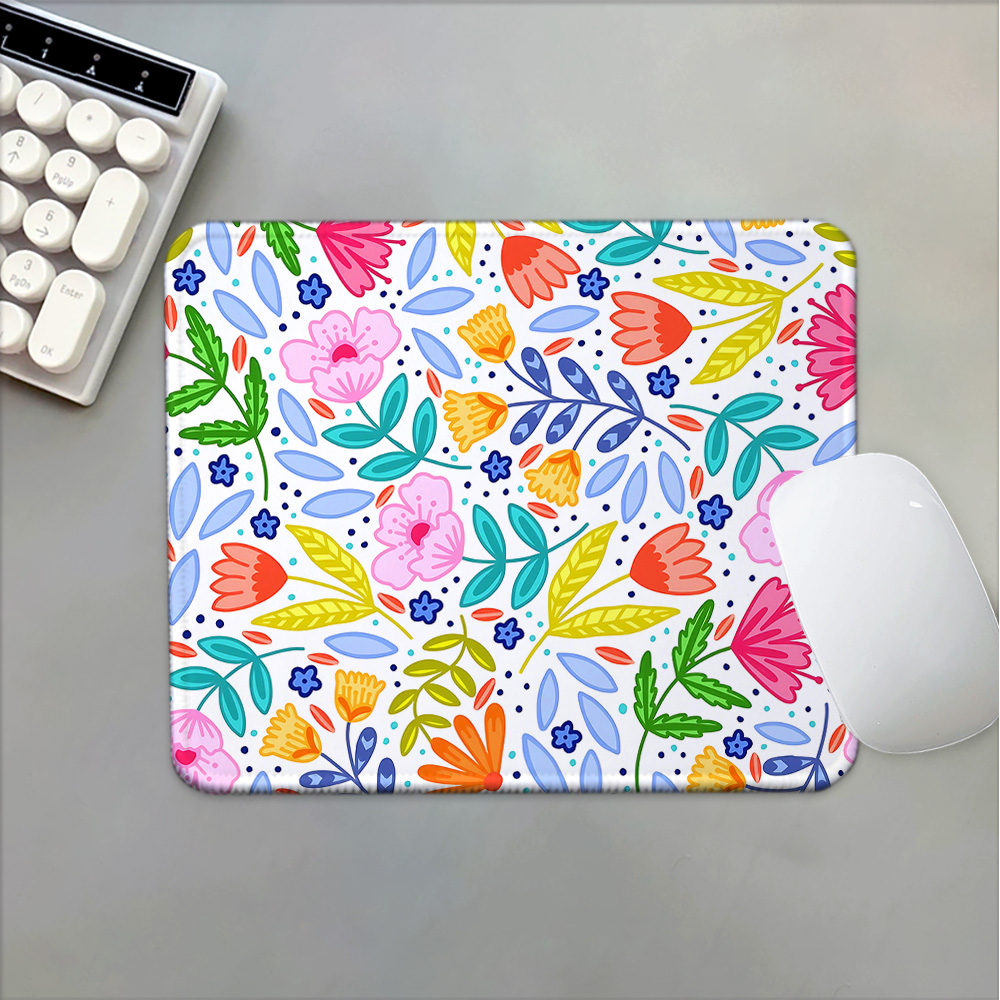 Mosepad 흩어진 꽃무늬 컴퓨터 매트 데스크 액세서 - Gaming Accessories Companies 리뷰 및 가격
