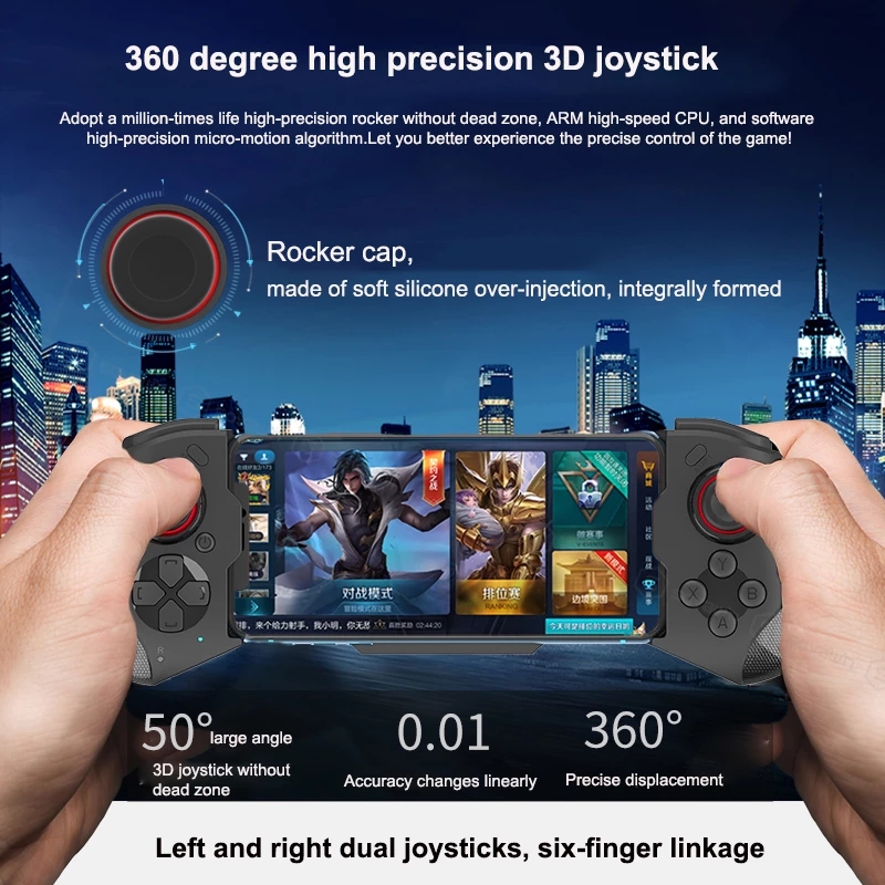 휴대폰 게임패드 조이스틱 아이폰 안드로이드용 블루투스  - Gaming Accessories Vr 리뷰 및 가격