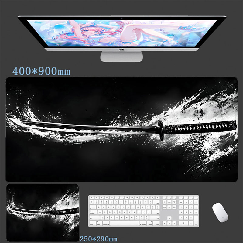 사무라이 전사 칼 마우스 패드 게이머 컴퓨터 액세서리  - Gaming Accessories Companies 리뷰 및 가격