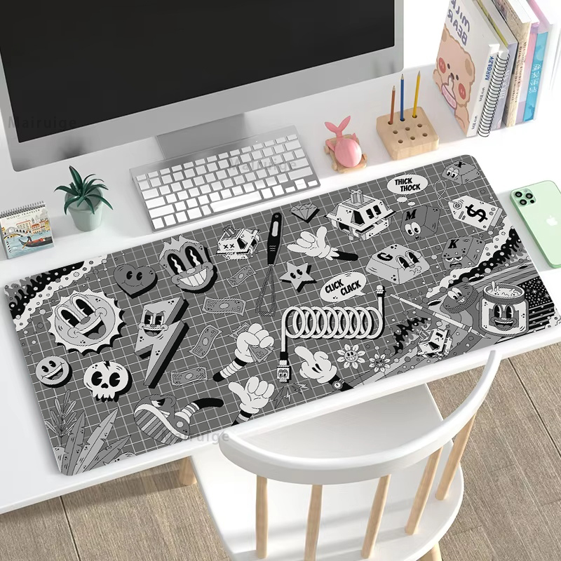 그래피티 마우스 패드 사무실 러그, 대형 마우스 패드, - Gaming Accessories For Pc Setup 리뷰 및 가격