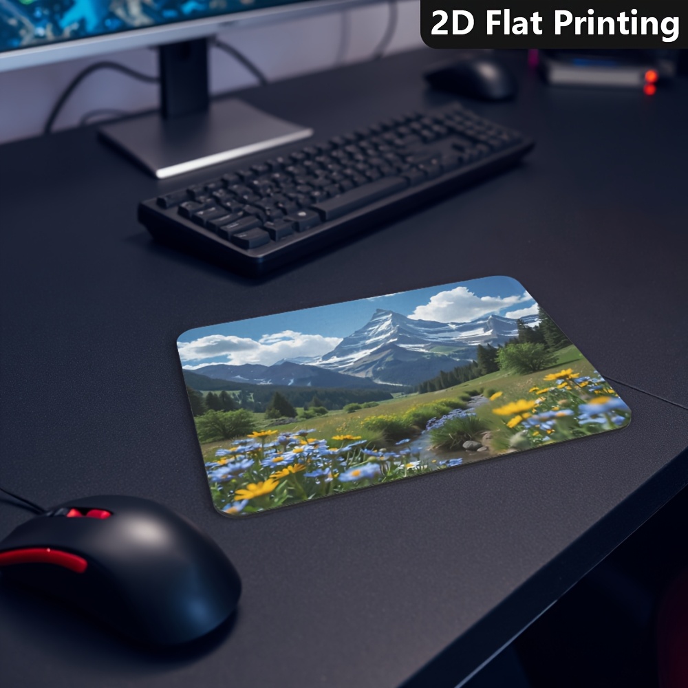 게임용 사무실 미끄럼 방지 마우스 패드 경치 좋은 산  - Gaming Accessories For Pc Setup 리뷰 및 가격