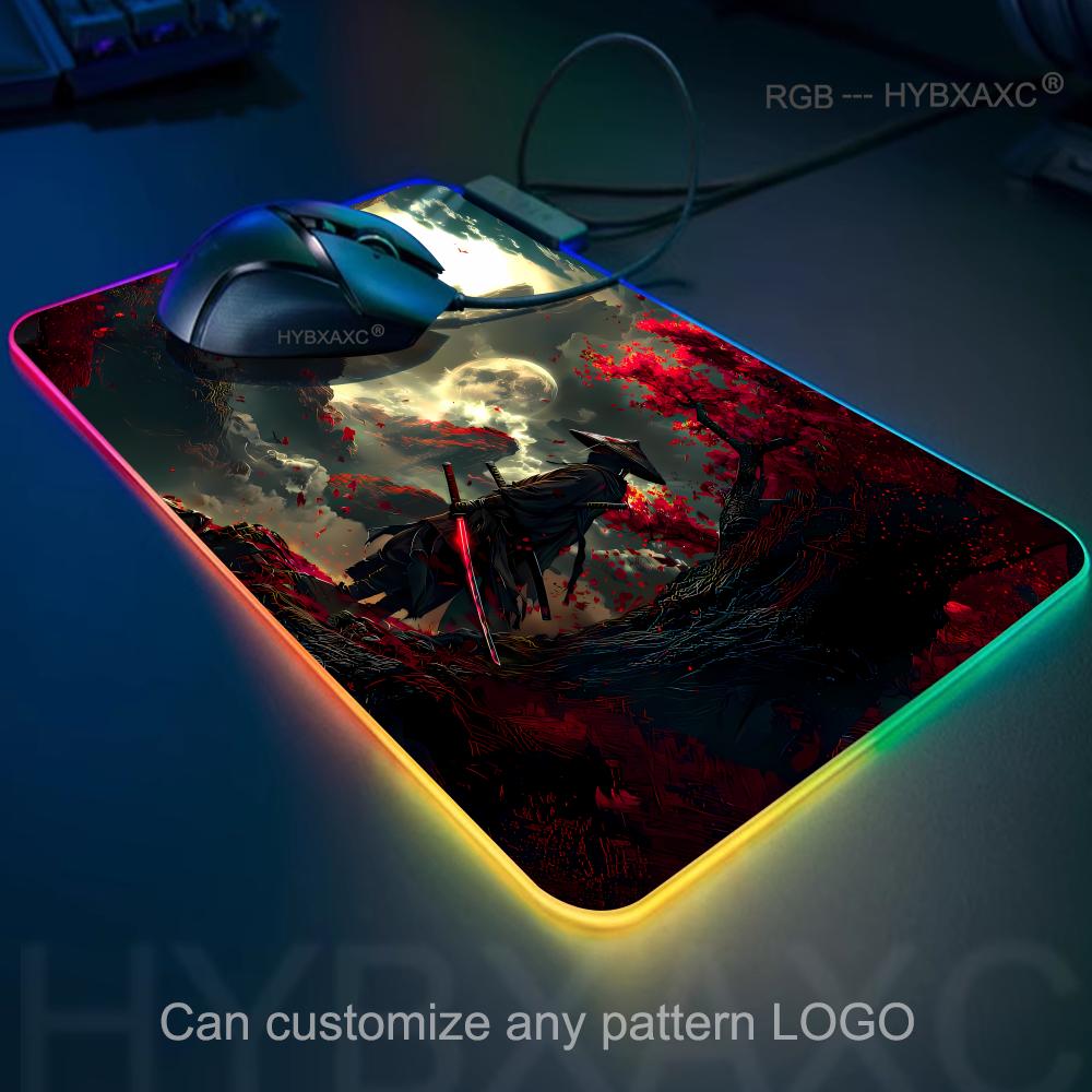 RGB 사무라이 워리어 마우스 패드 게이머 컴퓨터 액세 - Gaming Accessories Companies 리뷰 및 가격