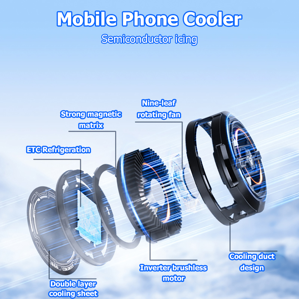 15W 반도체 자석식 백클립 2-in-1 휴대폰 쿨러  - Gaming Accessories Store 리뷰 및 가격