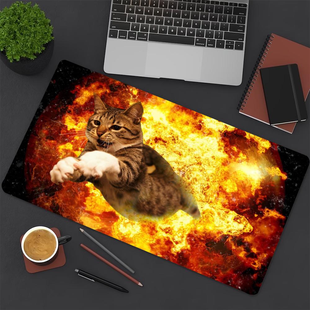 로켓캣 확장형 게이밍 마우스 패드 미끄럼 방지 데스크  - Gaming Accessories For Free Fire 리뷰 및 가격