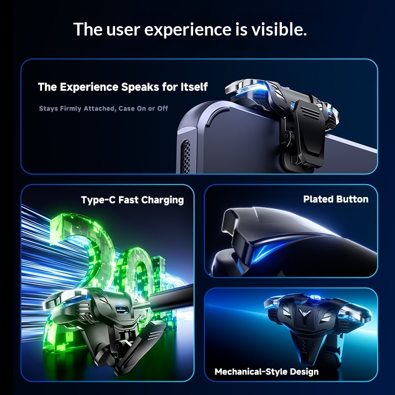 태블릿 모바일 폰 게임 버튼 버스트 펄스 버튼 기계는  - Gaming Accessories For Free Fire 리뷰 및 가격