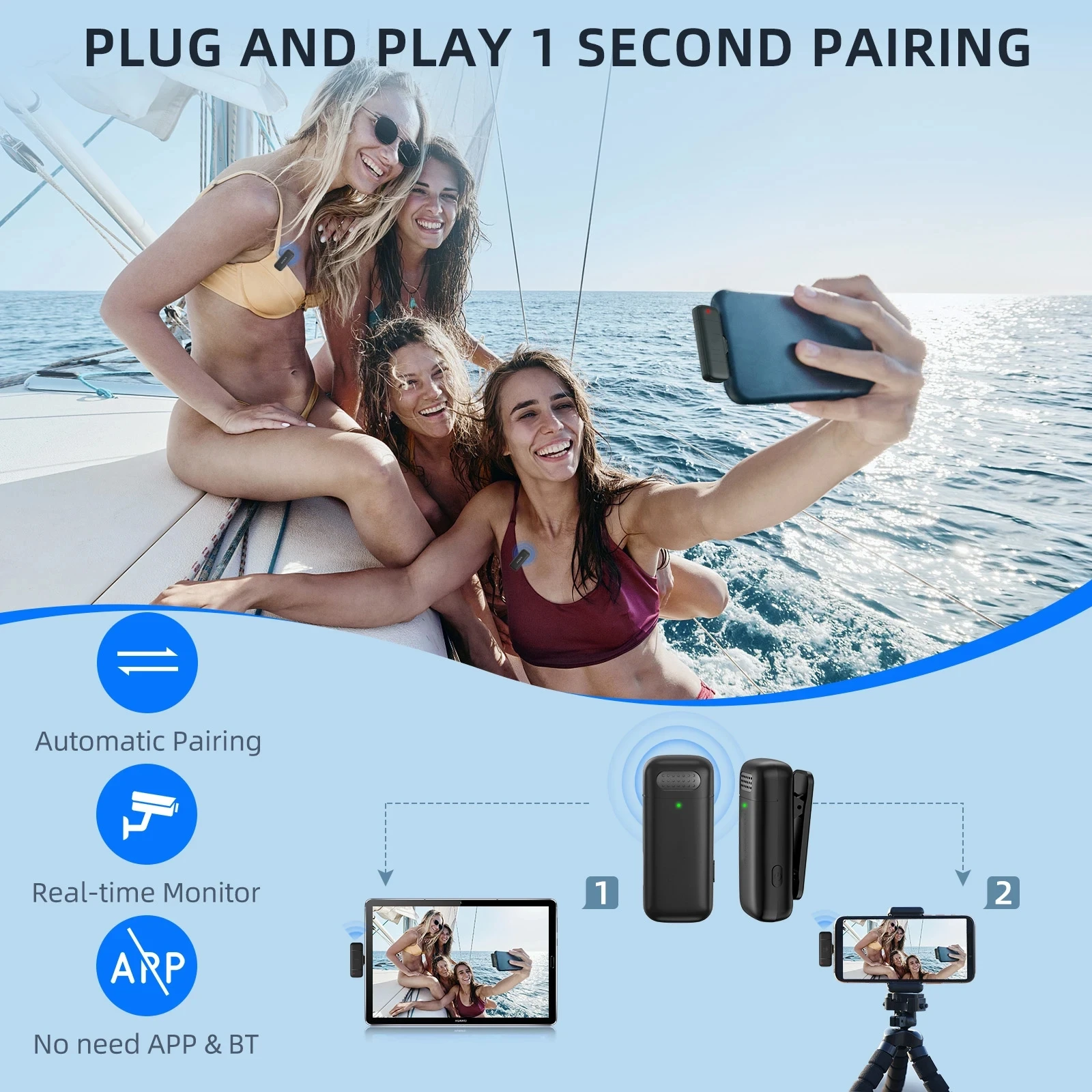2in1 K30 무선 라발리에 마이크 충전 케이스 마이 - Gaming Accessories Iphone 리뷰 및 가격