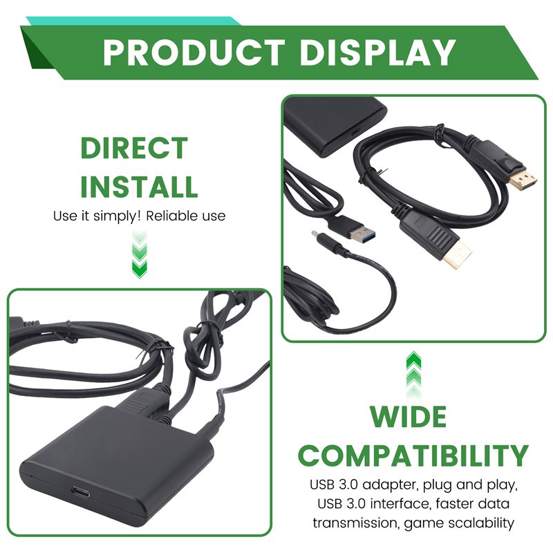 AA60-어댑터 전원 키트 디스플레이포트 케이블 PS5 - Gaming Accessories Vr 리뷰 및 가격