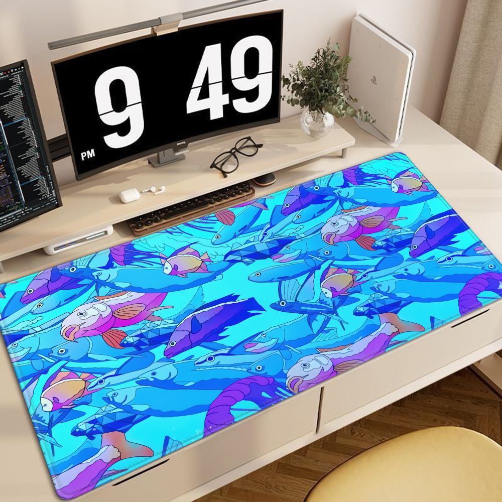 HD 프린팅 물고기 고무 마우스 패드 노트북 사무실 게 - Gaming Accessories For Your Desk 리뷰 및 가격